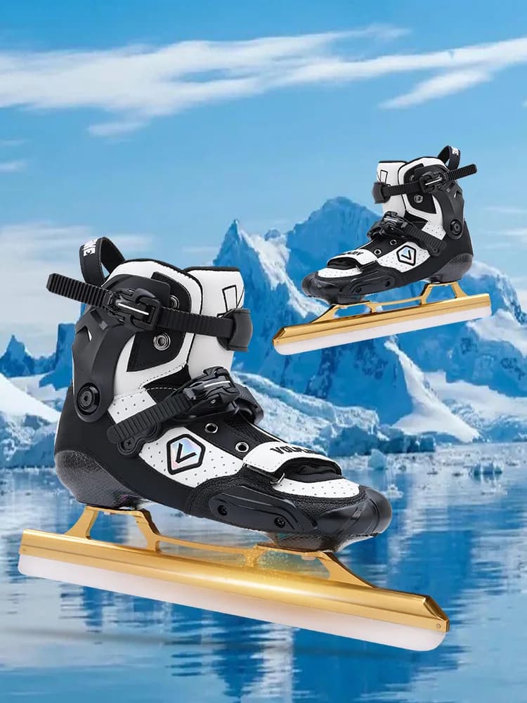 Carbon Fiber Dummy Speed Skating Adult Ice Skates Men's College Student Beginner Women's Road Racing Skates