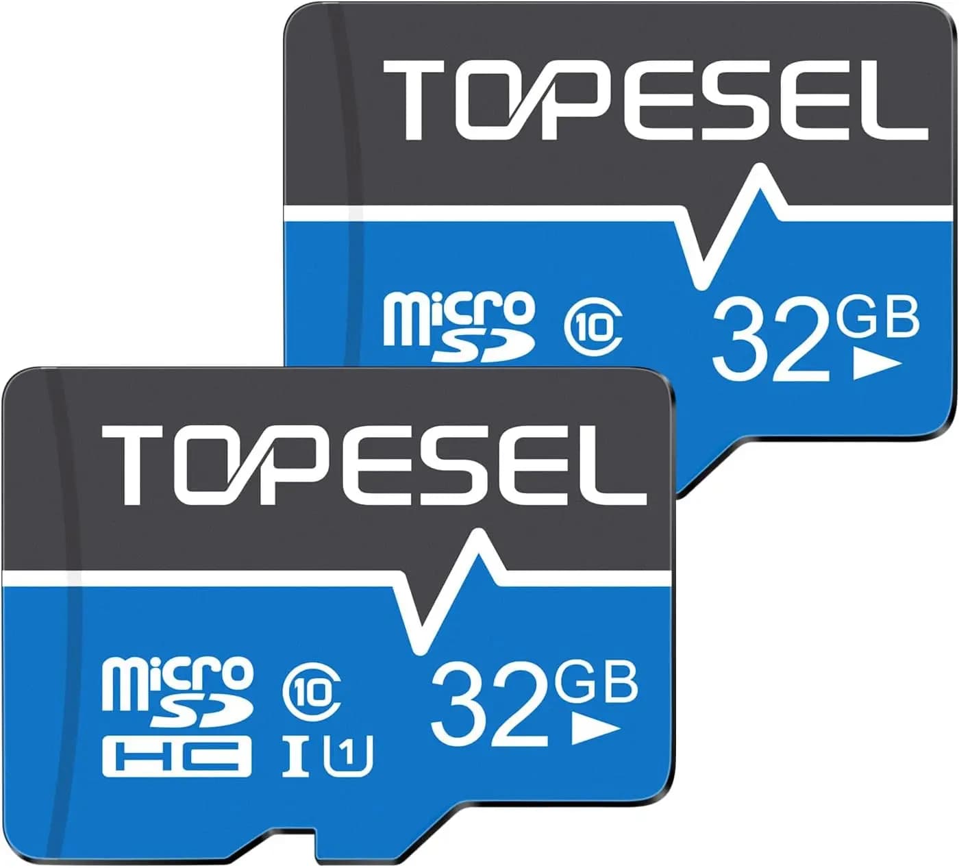 32GB Micro SD Card, Pack of 2, UHS-I TF Class 10 for Camera, Drone, Dash Cam, High Speed Memory Cards