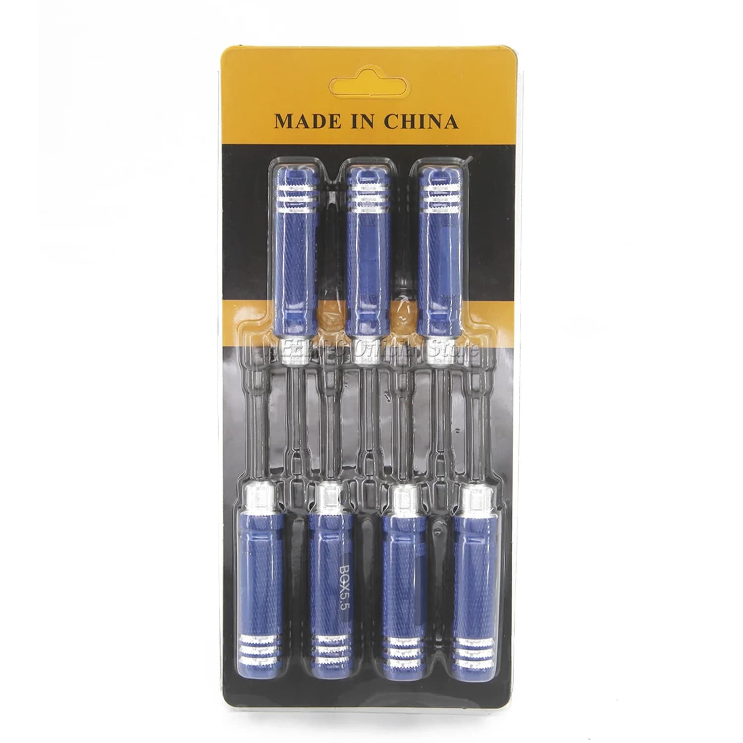 NEEBRC 7PCS 1.5/2.0/2.5mm Hex Screwdriver 4.0/5.5mm Sleeve Tool Nut Wrench Kit for RC Helicopter Aircraft FPV Drone Car Boat Toy