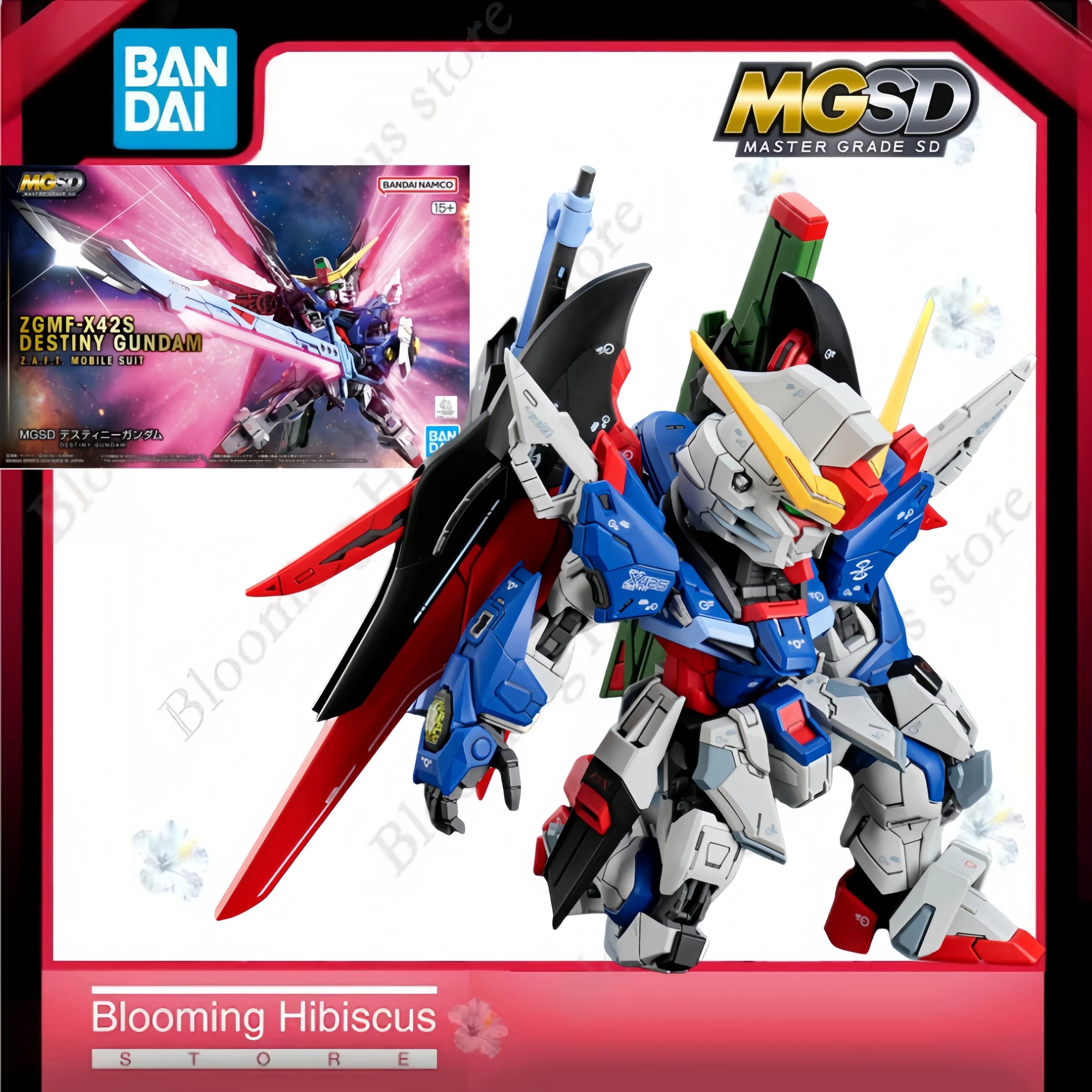 Nuovo 2026 Bandai MGSD Destiny Gundam (ZGMF-X42S) Modellino Anime Originale Action Figure Q-style Gundam da Collezione Disponibile