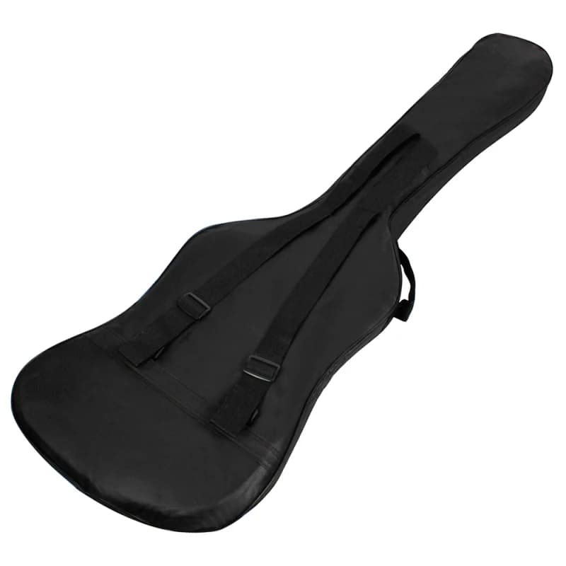 20mm padded electric bass backpack for electric bass and black guitar suitable for electric bass/electric guitar