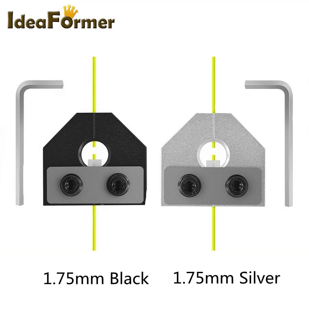 3D Printer Parts Filament Welder Connector for Ender 3 PRO SKR Aluminum Filament Sensor ABS PLA from 1.75mm with Brown Key