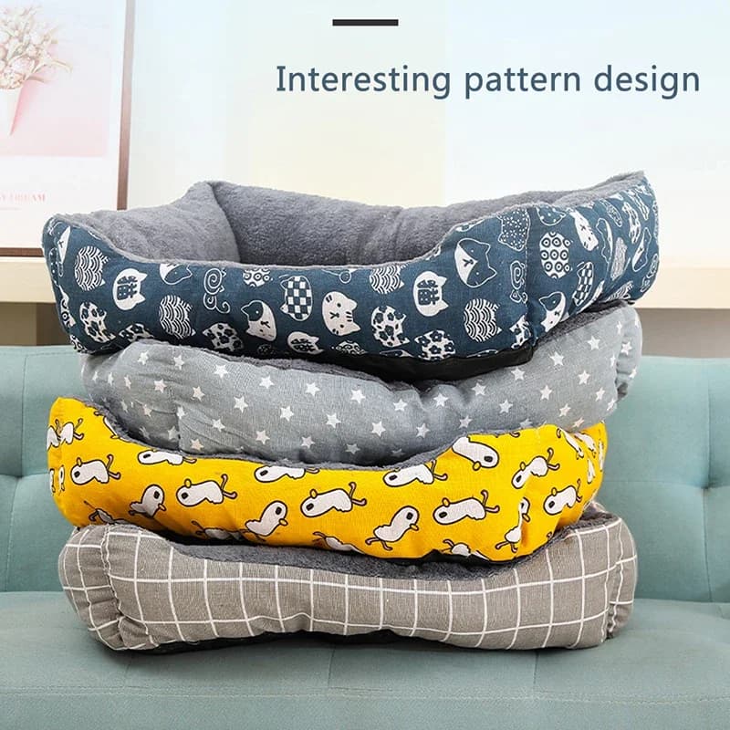 Letto per cani grande Letto caldo per gatti Divano per cani Addensare tappetino per gatti Cestino traspirante per forniture per cani