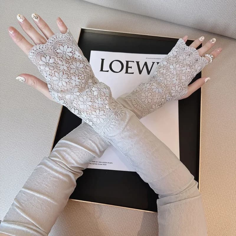 Manicotti Estivi da Donna alla Moda, Semplici ed Elastici, per Guida e Protezione Solare, per Esterni