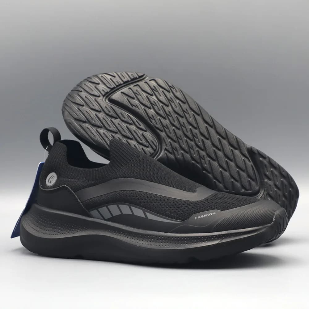 New Men's Spring Shoes, Casual Shoes Breathable in Knit, Lightweight and Comfortable for Sport and Jogging, Sneaker Slip-on Young Street
