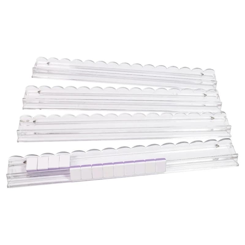 N80C Thickened Acrylic Mahjong Holder with Feature for Stable Game Play