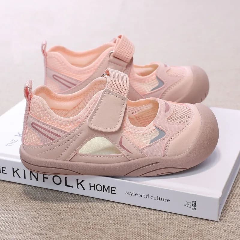 Scarpe da ginnastica traspiranti in rete per bambini, scarpe casual estive per bambini, scarpe sportive con suola morbida antiscivolo, sandali da corsa per bambini e bambine