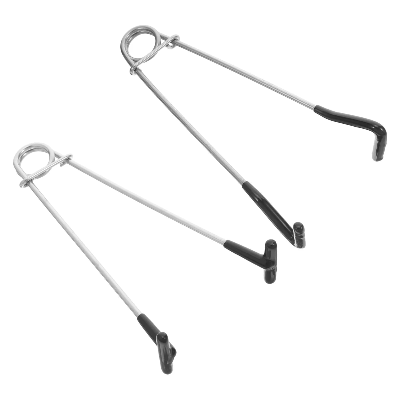 2 Paia di Pinze per Pesci in Metallo con Impugnatura Ergonomica, Superficie Antiriflesso, Strumenti Compatti per la Rimozione delle Lische, Estrattore di Lische