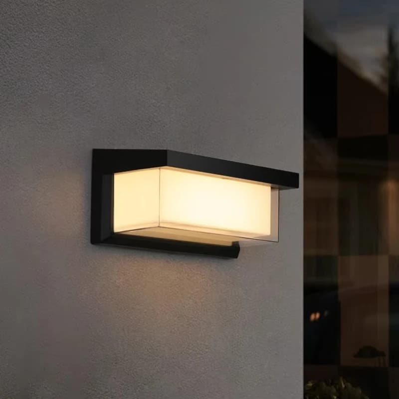Nuova Lampada Solare da Parete per Esterni, Decorazione per Giardino, Villa, Patio, Porta con Sensore di Movimento