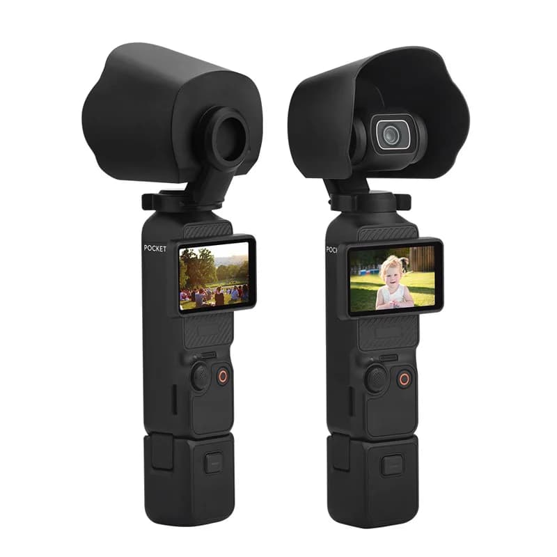 For DJI OSMO POCKET 3 Parade Sun Cover Black Anti-reflective protective cover Sports camera accessories