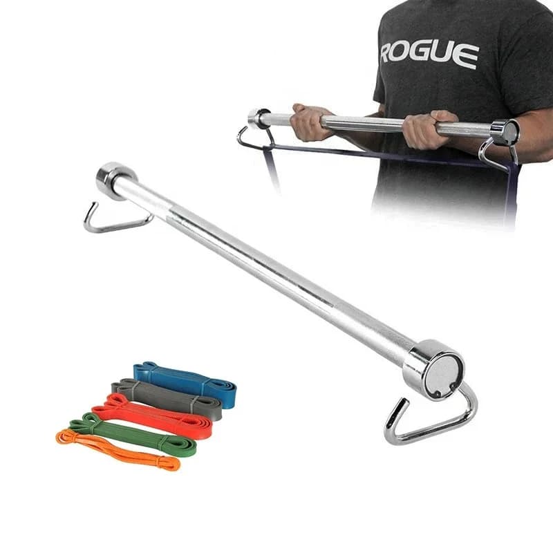 -Pilates bar set handle for gym workout at home fitness with strength training resistance bands