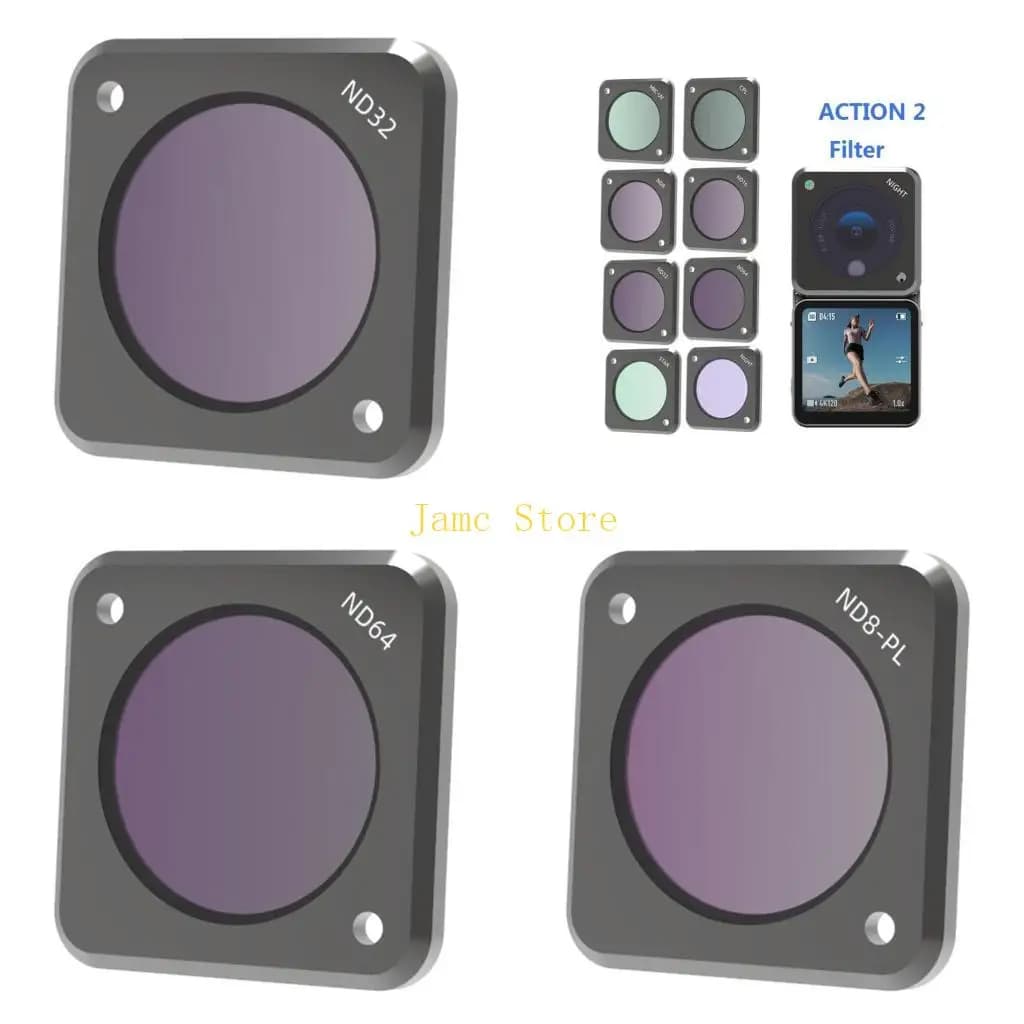 LX0B for DJI-ACTION 2 Filter camera lens protection ND CPL 4/8/16/32/64 NEW UV