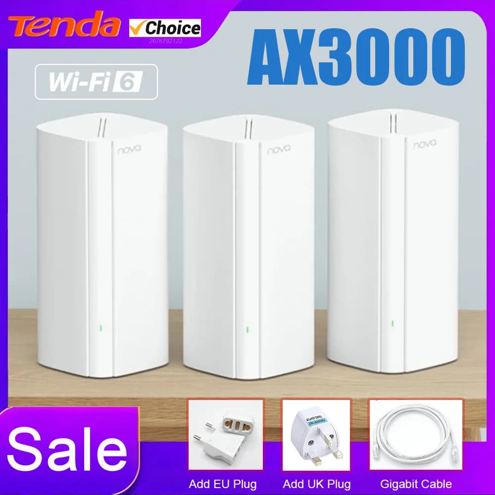 New AX3000 WiFi6 Mesh EX/MX12 Wireless WiFi Router up to 7000 square feet Wi-Fi flow extender EU/US/UK Hot sale