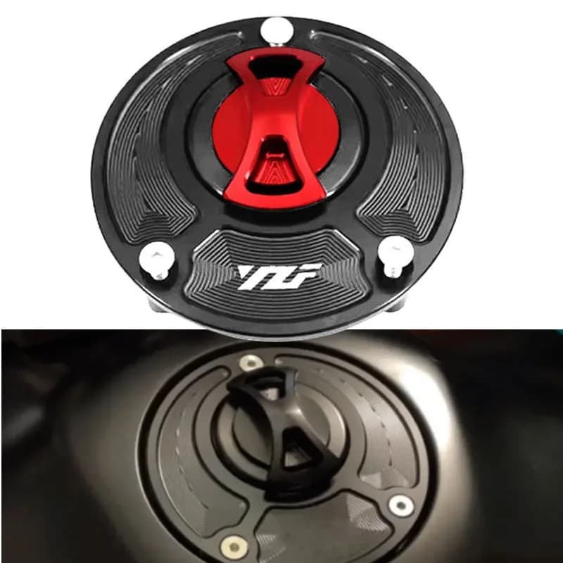 YZF Moto Tappo di Copertura Del Serbatoio Del Carburante Accessori In Alluminio di CNC Per YAMAHA YZF R1 R1M R7 R6 R15 R15M R3