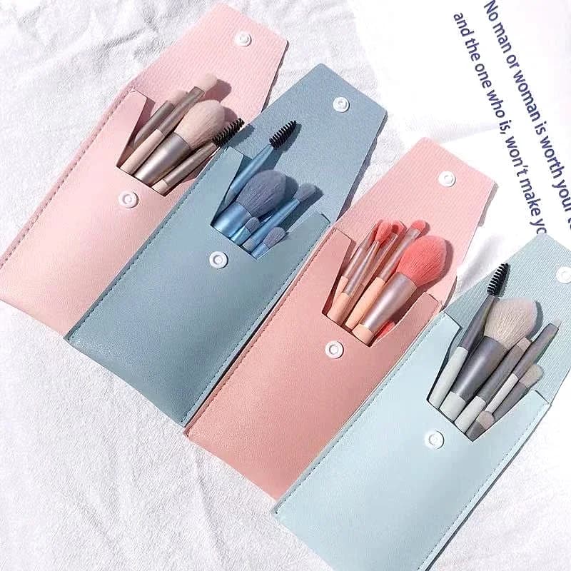 8 pz/set Pennelli Per Trucco Set Viso Polvere Fondotinta Occhi Ombretto Sopracciglio Pennello Per Ciglia Cosemtica Miscelazione Bellezza Make Up Strumenti