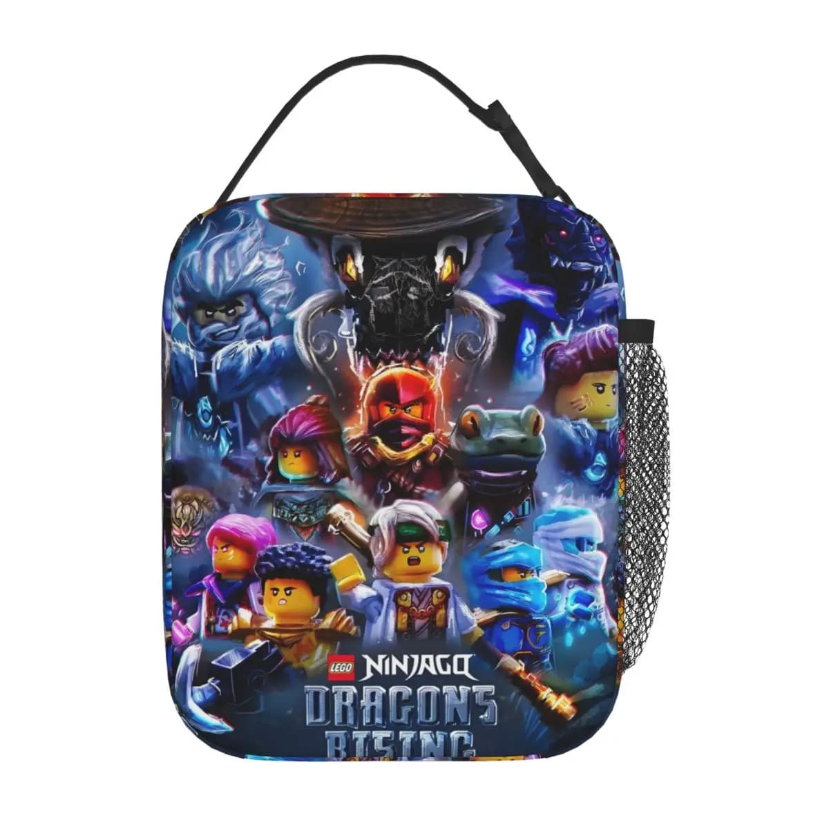 Custom N-Ninjagos Hero Team Resuable Lunch Boxes Multifunction Anime Game Thermal Cooler Food Insulated Lunch Bag Office Work