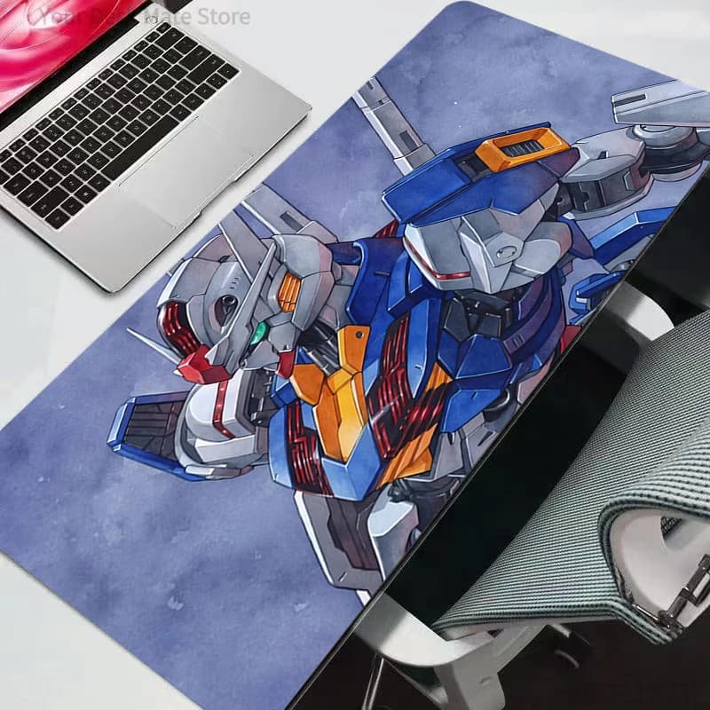 Nuovo Tappetino Mouse Gundam XXL, Grande Tappetino da Scrivania per PC, Tappetini Mouse per Ufficio e Gaming, Accessori per Tastiera e Tavolo