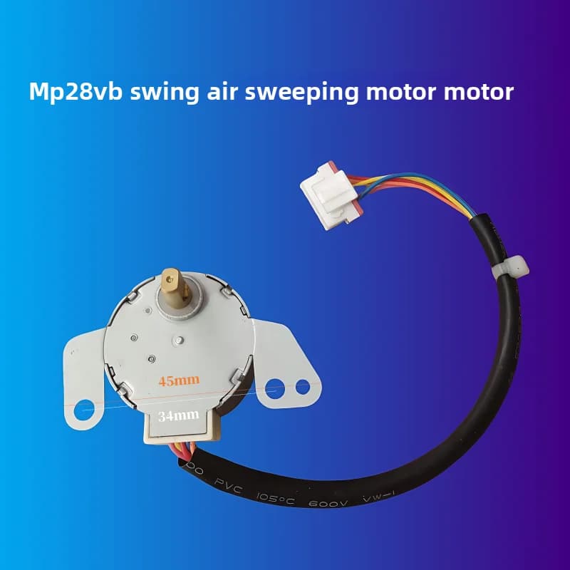 Per Gree condizionatore d'aria 2hp appeso lama a pendolo motore guida eolico 12v motore sincrono spazzante MP28VB