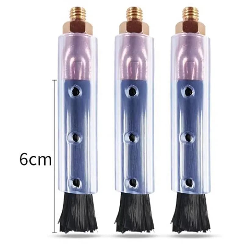 Set da 11 Pezzi di Spazzole per Pulizia Saldature con Manicotto in Silicone, Opzioni di Filettatura M6/M8 per Pulizia di Precisione