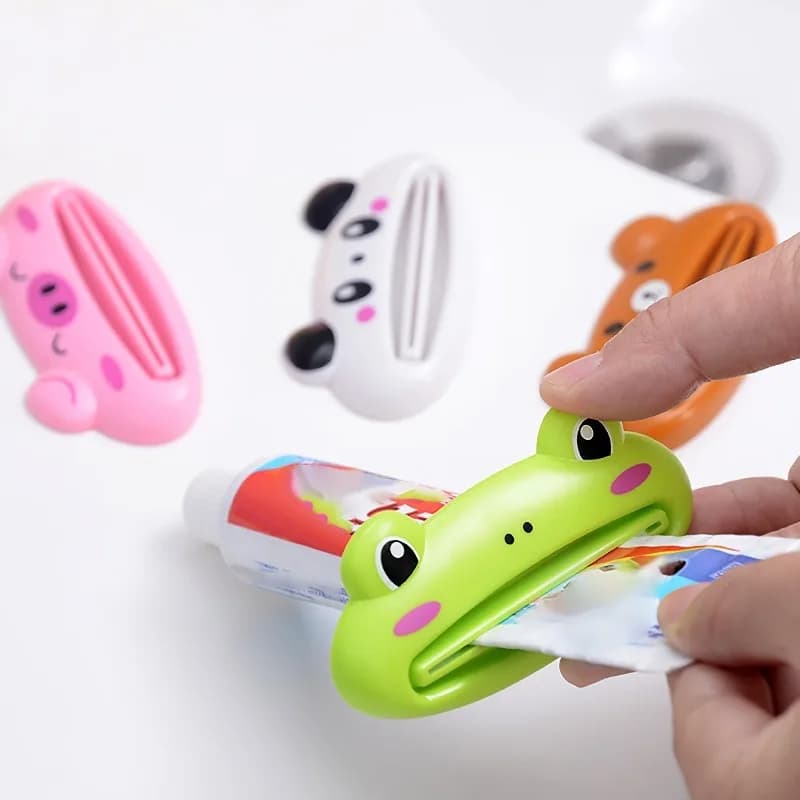 1pc Squeeze Toothpaste Dispenser Clips – Multi-Functional Bathroom supplies,Reduce Waste for Toothpaste And Facial Cleanser