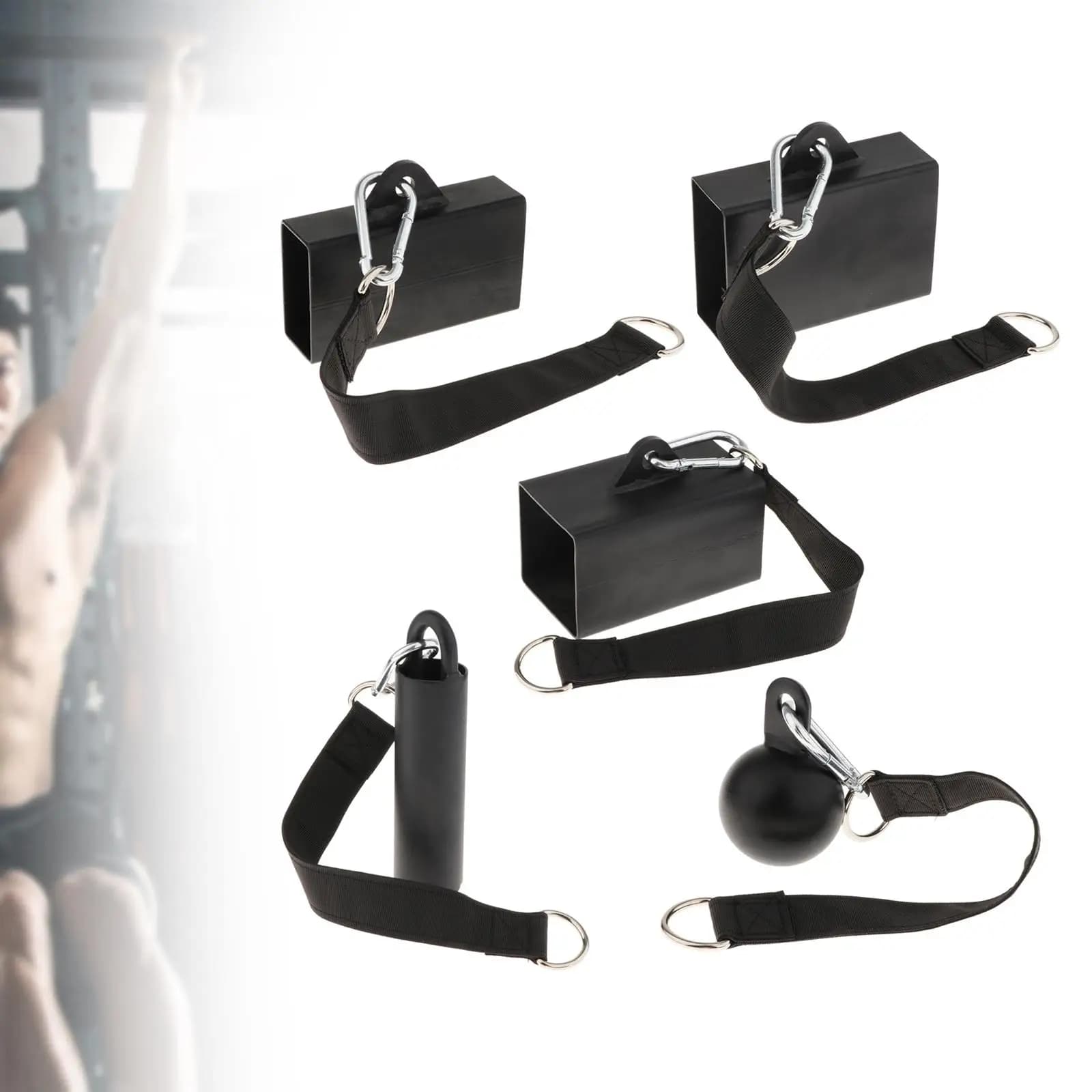 Reinforcement for handle with snap hook Rock climbing training Pizzico Block Grip Training for cable equipment with pull bar