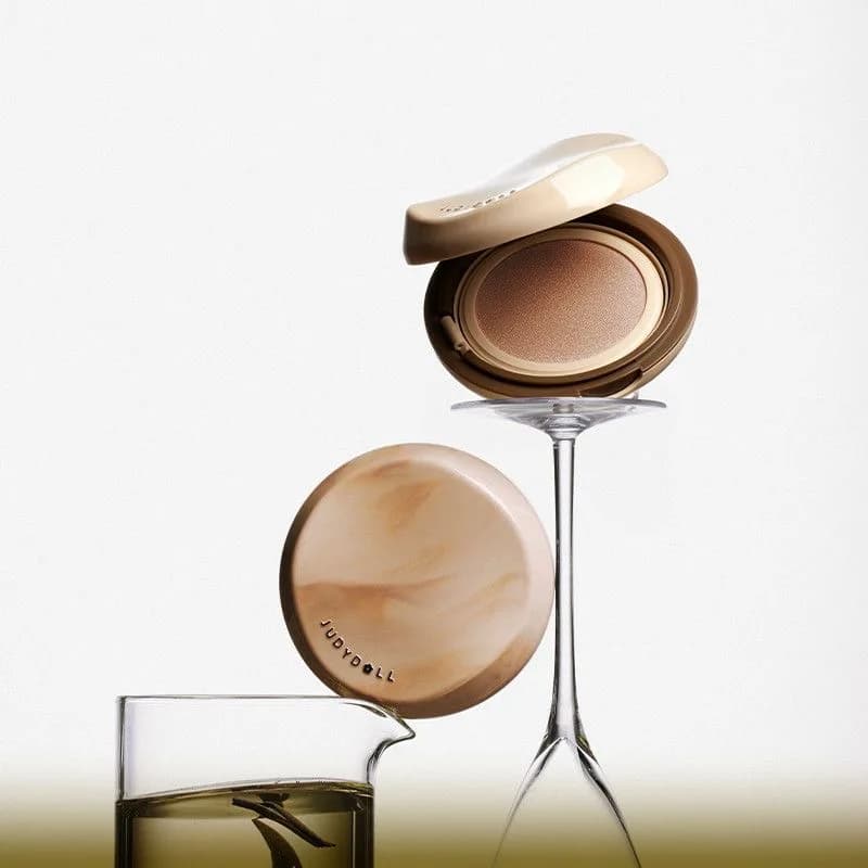Judydoll Air Cushion BB CC Cream Correttore Trucco duraturo Fondotinta liquido a cuscino misto con pelle grassa Creme a copertura totale