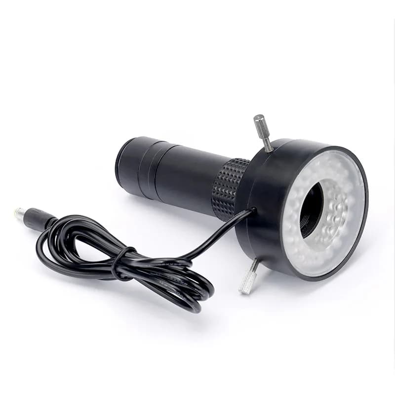 Adjustable Zoom C Mount lens Unlimited working distance Microscopy lens Light for microscope