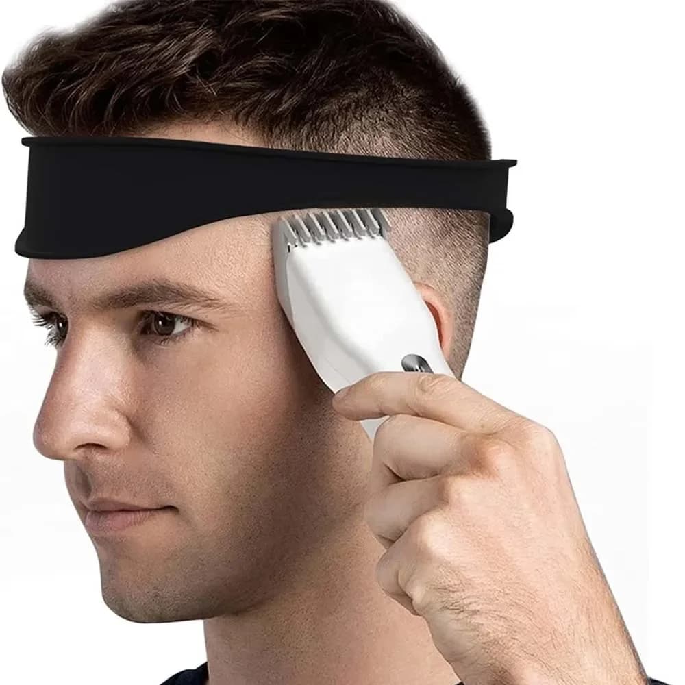 Fa-da-Te Hairstyle Tool: Silicone Cutting Curve Headband Hair and Neckline Guide