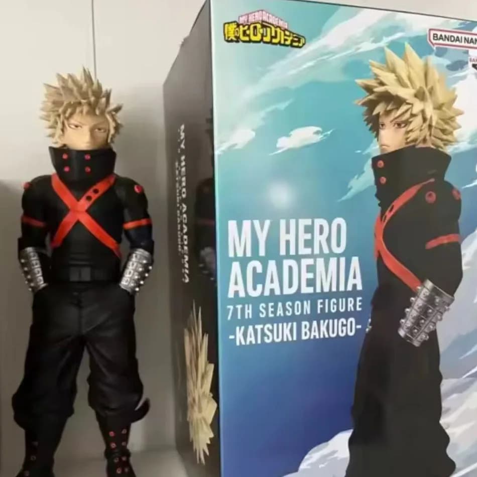 Nuova Action Figure in PVC di Katsuki Bakugo da 21cm, Anime My Hero Academia, Modellino da Collezione per Bambini, Regalo