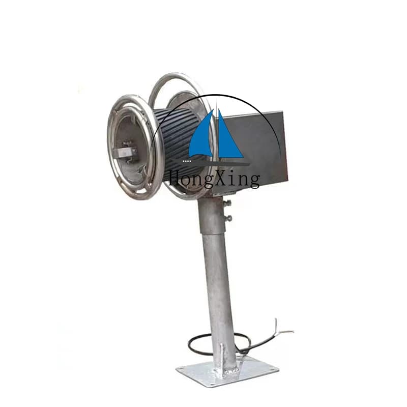 Marine Miniature Electric Single Wheel Net Winch Rope Winch 12/24/48v Can Be Customized 304 Stainless Steel Material