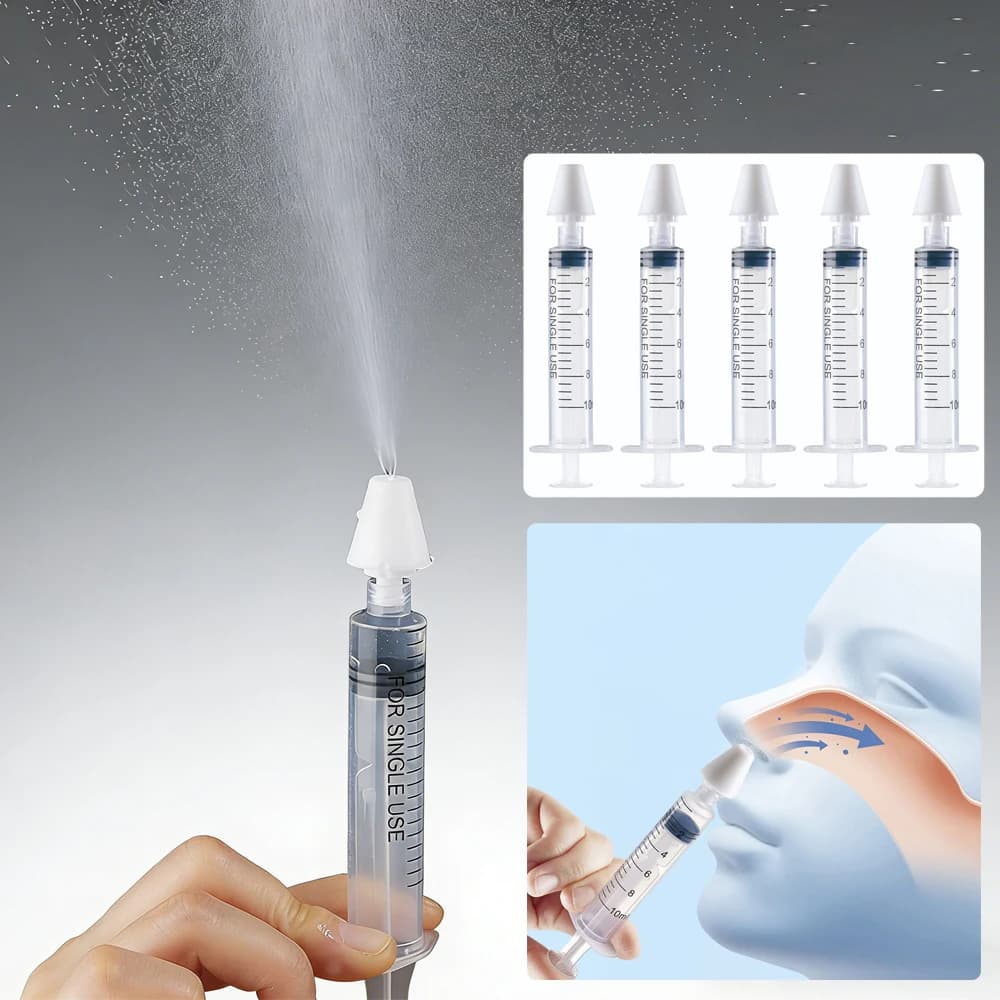 Nasal aspirator for Newborns with Silicone and Punte Spray Tube, Nasal sprinkler for Children and Newborns
