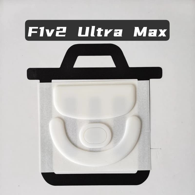 1 set di piedini per mouse TRASHPAD UPE PTFE per ATK F1V2 Ultra MAX Ultimate Extreme ICE Control Mice Glides 0,8 mm