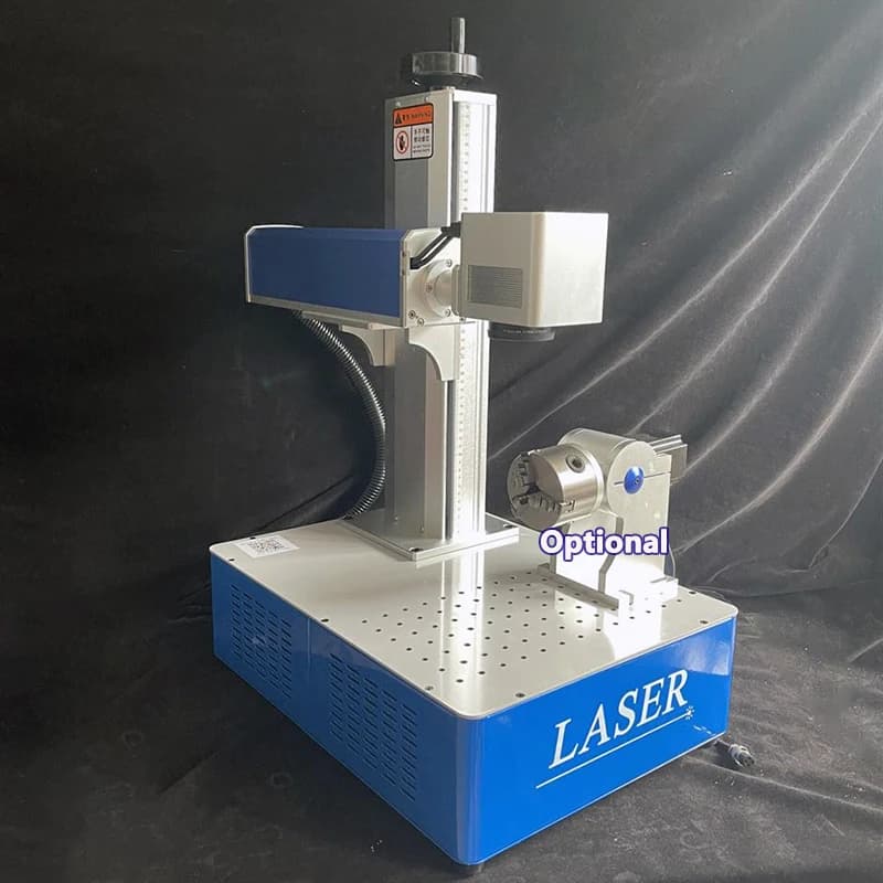 Mini 20W 30W 50W 100W MAX Raycus JPT Optical Customize Laser Fiber Marking Wood Metal Glass Milling Machine for engraving