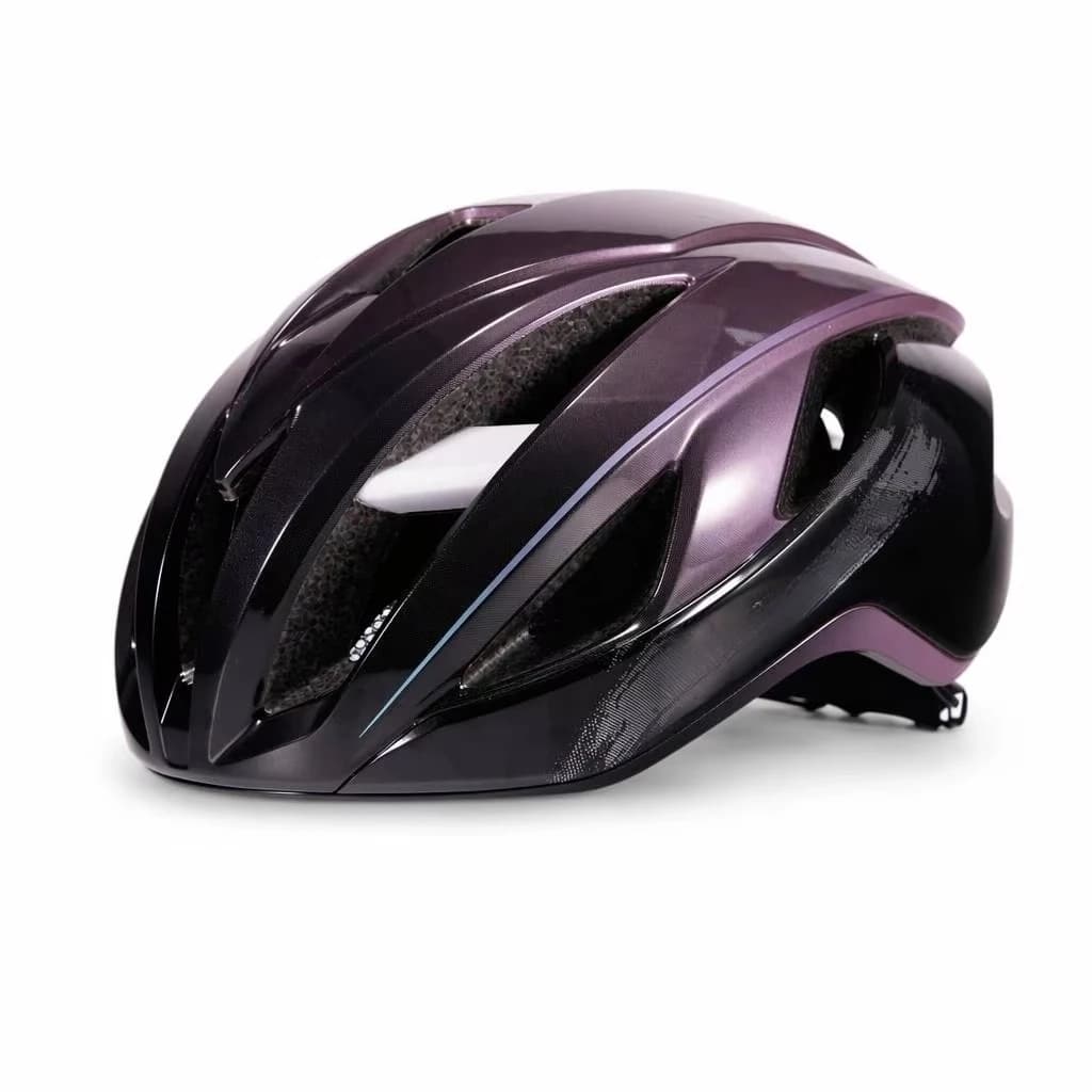 Aero Road Bike Helmet Metallic Purple Integrally-molded Cycling Helmet Men Women MTB Bicycle Helmet Custom Logo Casco