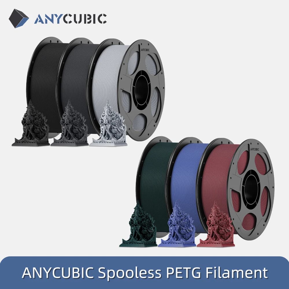 ANYCUBIC PLA-CF Filament 1.75mm 3D Printer PLA Carbon Fiber 3D Printing Materail Matte Texture High Strength Filament for Kobra