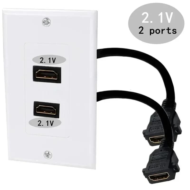 HDMI 8K Version 2.1 48Gbps 60Hz Compatible with High Definition, Without Welding, Suitable for Energy Wiring