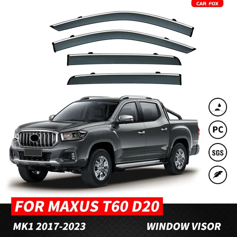 Per MAXUS T60 D20 Pickup 2017 + Finestra di Automobile Visiera Tenda Shelter Parabrezza Finestrino Laterale Pioggia Parasole Accessori Auto