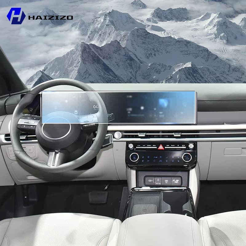 Per Hyundai Tucson 2024-2025 Interni auto Protezione schermo opaca console Navigazione GPS Scena LCD Pellicola TPU Resistente ai graffi