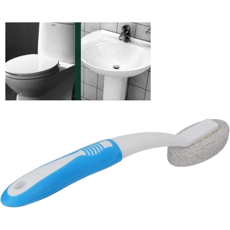Spazzola per WC Creativa, Strumenti per la Pulizia del Bagno, Spazzola per Lavandino e WC con Manico Lungo, Accessori per WC