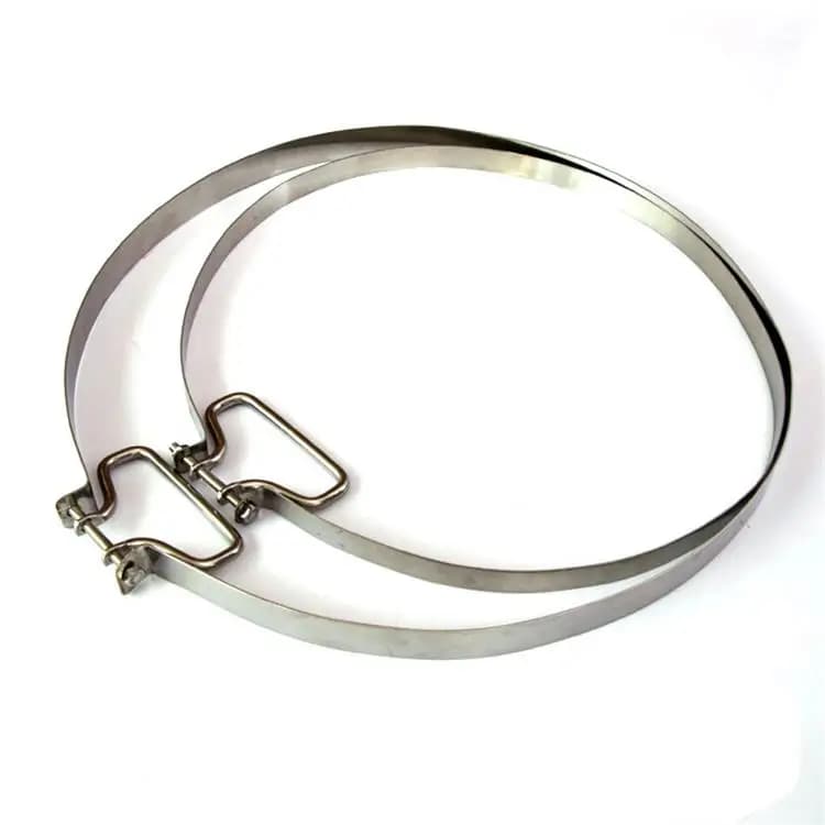 Set di Utensili da Cucina in Acciaio Inossidabile Rinforzato: Anello Circolare Antiscivolo per Bacchette e Morsetto in Ferro per Uso Domestico