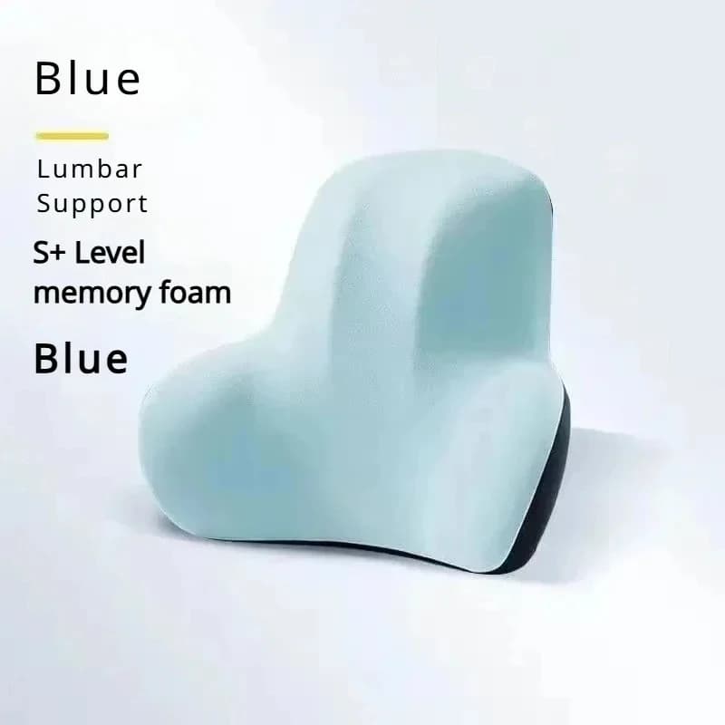 Cuscino Lombare Ortopedico in Memory Foam 2025 Aggiornato, Supporto per Schiena per Sedile Auto, Sedia da Ufficio, Sedia da Gaming