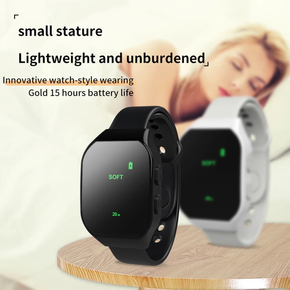 Electric EMS Sleep Aid Type-C Charging Portable Fast Sleep Rest Wristband 3 Modes Microcurrent Pulse Sleep Help Supplies