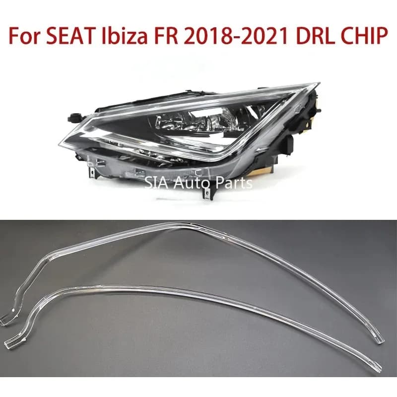 Per SEAT Ibiza FR 2018-2021 Faro A LED DRL Condotto Striscia Luce Bianca Angel Eye Luce Guida Striscia Adatto DRL Tubo Acrilico