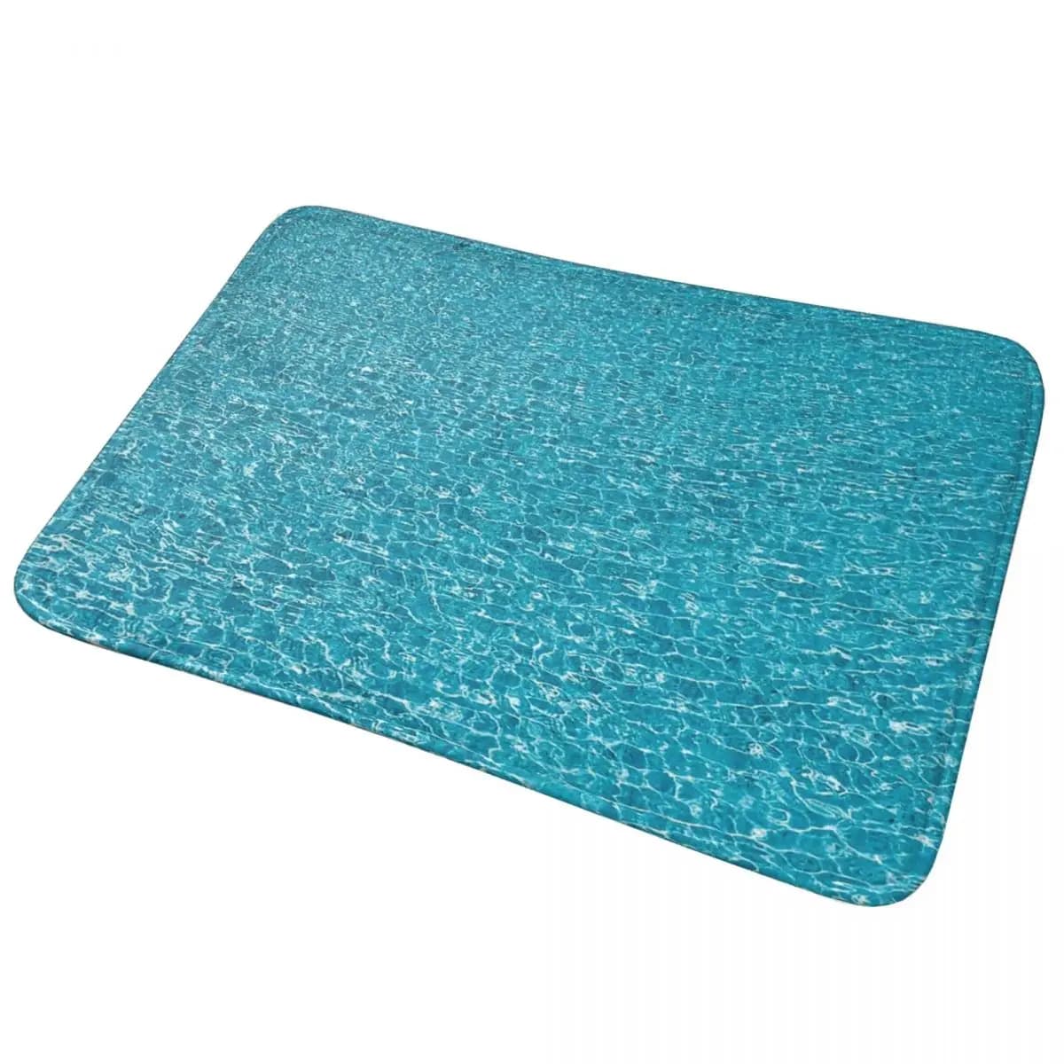Tappetino zerbino antiscivolo con acqua di mare oceanica, tappeto antipolvere per ingresso cucina, casa, camera da letto, tappetini