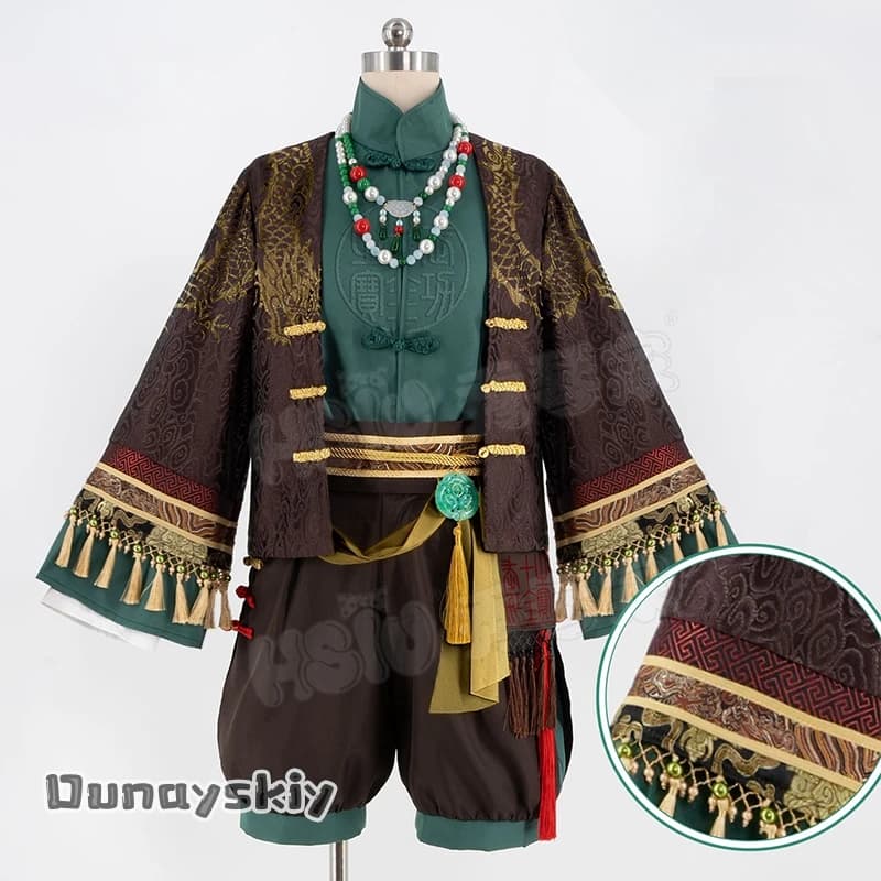 Costume Cosplay Identity V Edgar Valden Painter, Set Collana e Copricapo da Pittore, Accessori per Halloween per Ragazzi e Ragazze 2026