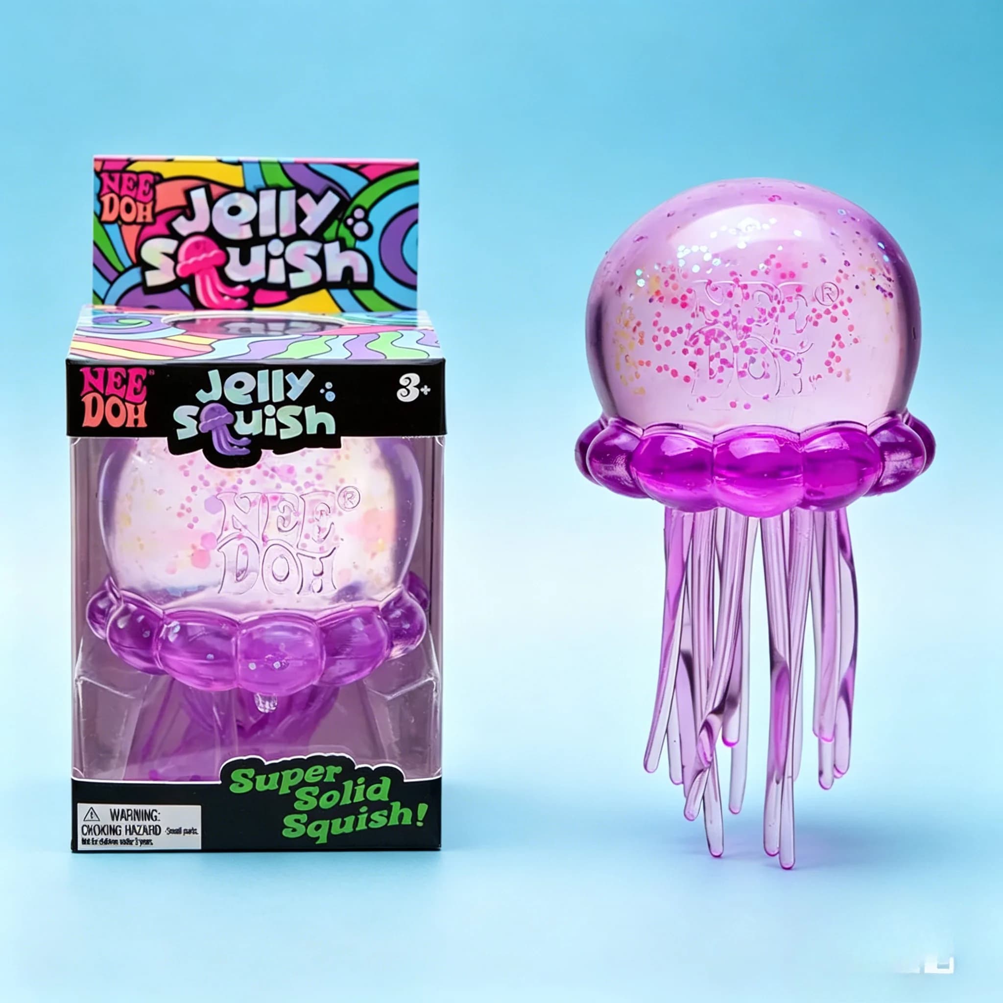 Giocattolo Antistress a Forma di Medusa Impermeabile, Schylling Fidget Toy, Perfetto Giocattolo da Spiaggia e per il Gioco in Acqua per Bambini e Bambine
