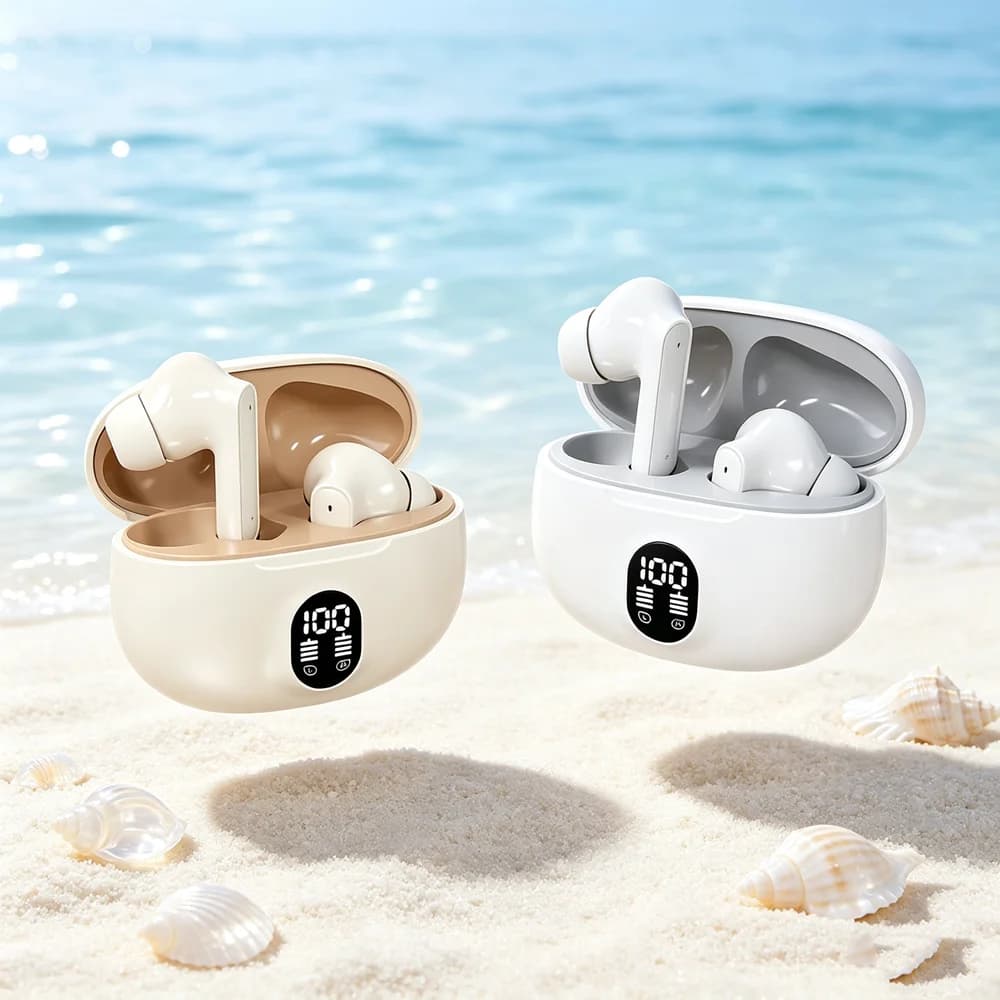 Wireless Headphones Wireless Earbuds Wireless Earphones Bluetooth Headphones with App Support Enable Firmware Updates