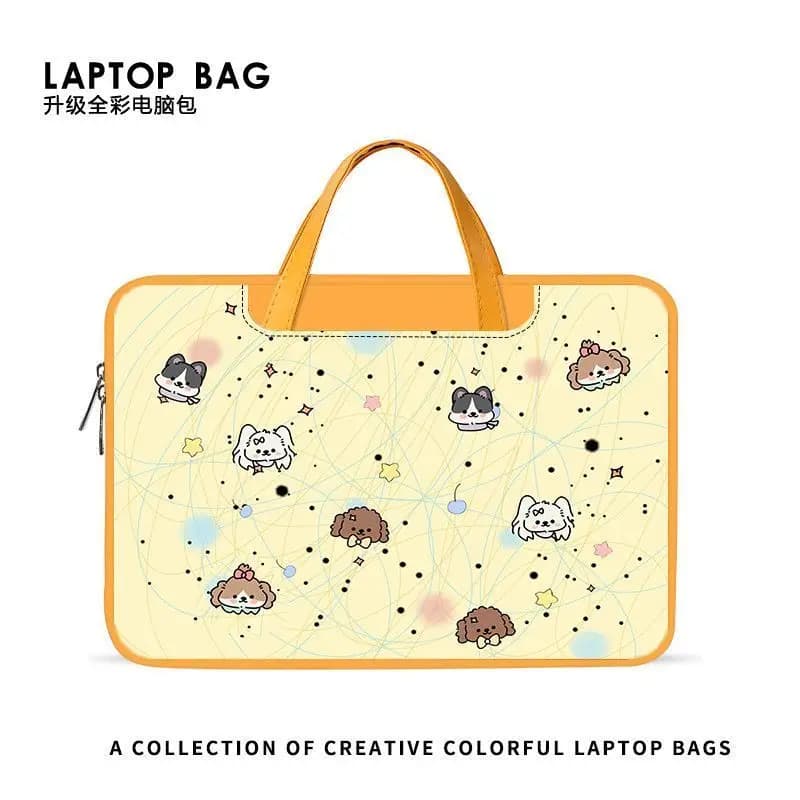 Borsa per Laptop con Stampa Cartoon, Custodia Protettiva per Macbook 12 13 14 15.6 16 Pollici, Macbook Air, ASUS, Huawei