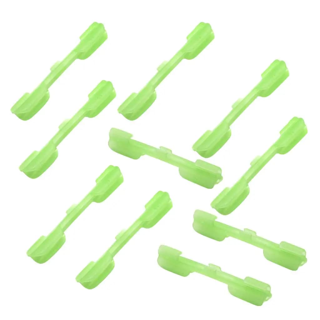 Fluorescent Rod Tip Clip High Sensitivity Bite Indicator Fishing Tool for Telescopic Rods Night