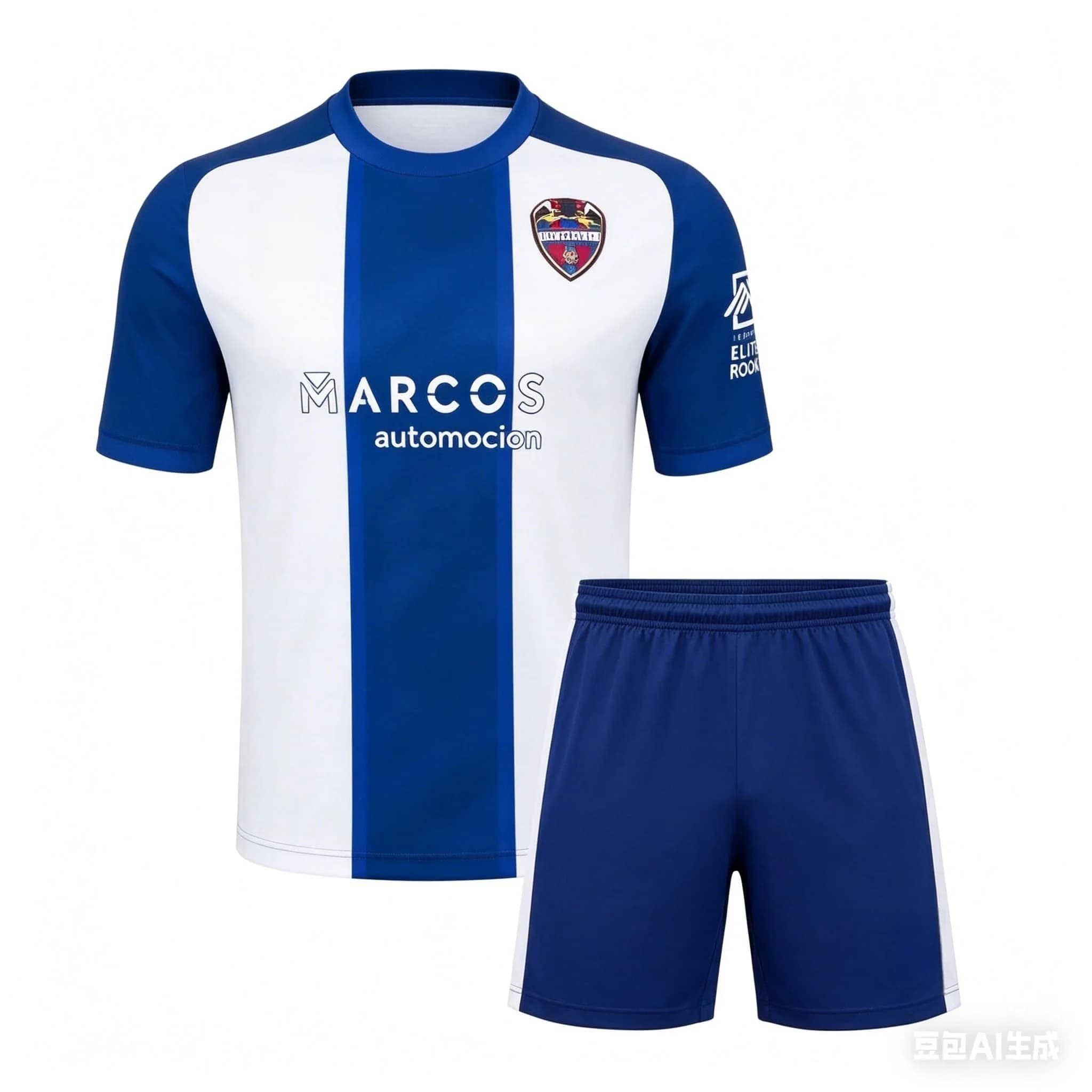 Nuova Maglia della Squadra Levante della La Liga 2, T-shirt Sportiva Casual da Uomo con Collo Tondo, Traspirante e ad Asciugatura Rapida, Set di Magliette per Famiglia